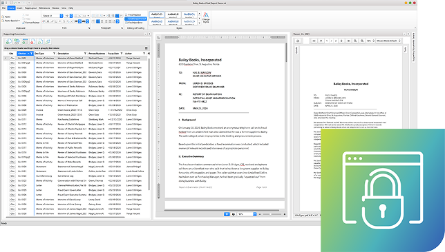Safely Upload, Organize, and Link Evidence